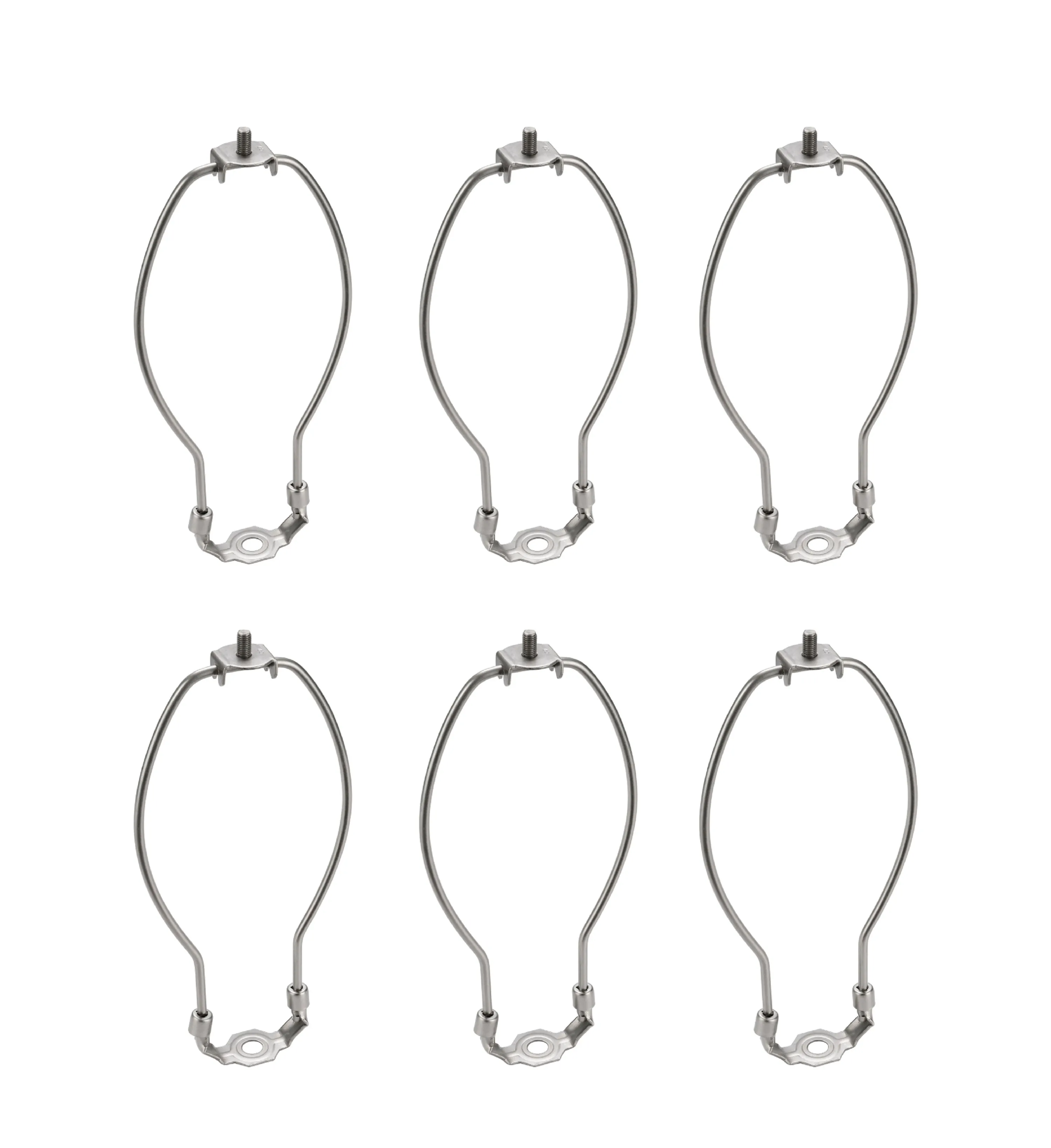 # 20005-26 7" Lamp Harp with Saddle in Satin Nickel Finish, 6 Pack