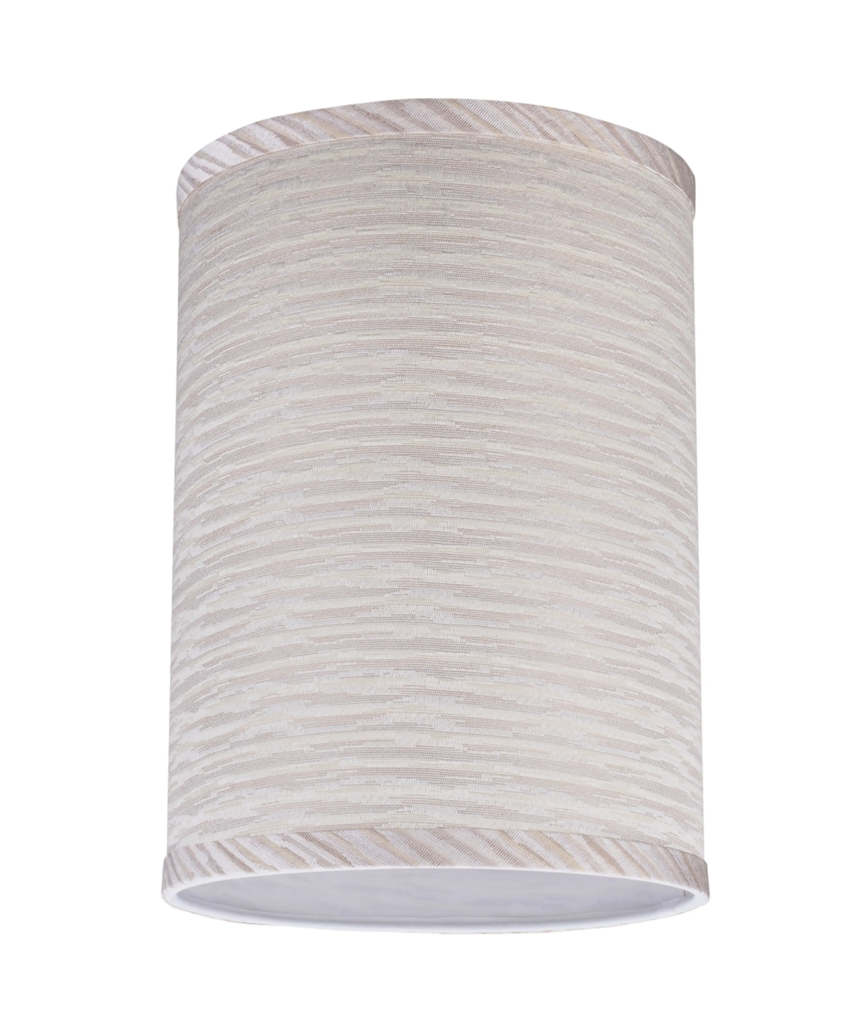 # 31027  Transitional Hardback Drum (Cylinder) Shape Spider Construction Lamp Shade in Striped, 8" wide (8" x 8" x 11")