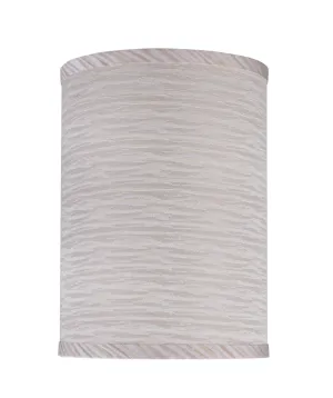 # 31027  Transitional Hardback Drum (Cylinder) Shape Spider Construction Lamp Shade in Striped, 8" wide (8" x 8" x 11")