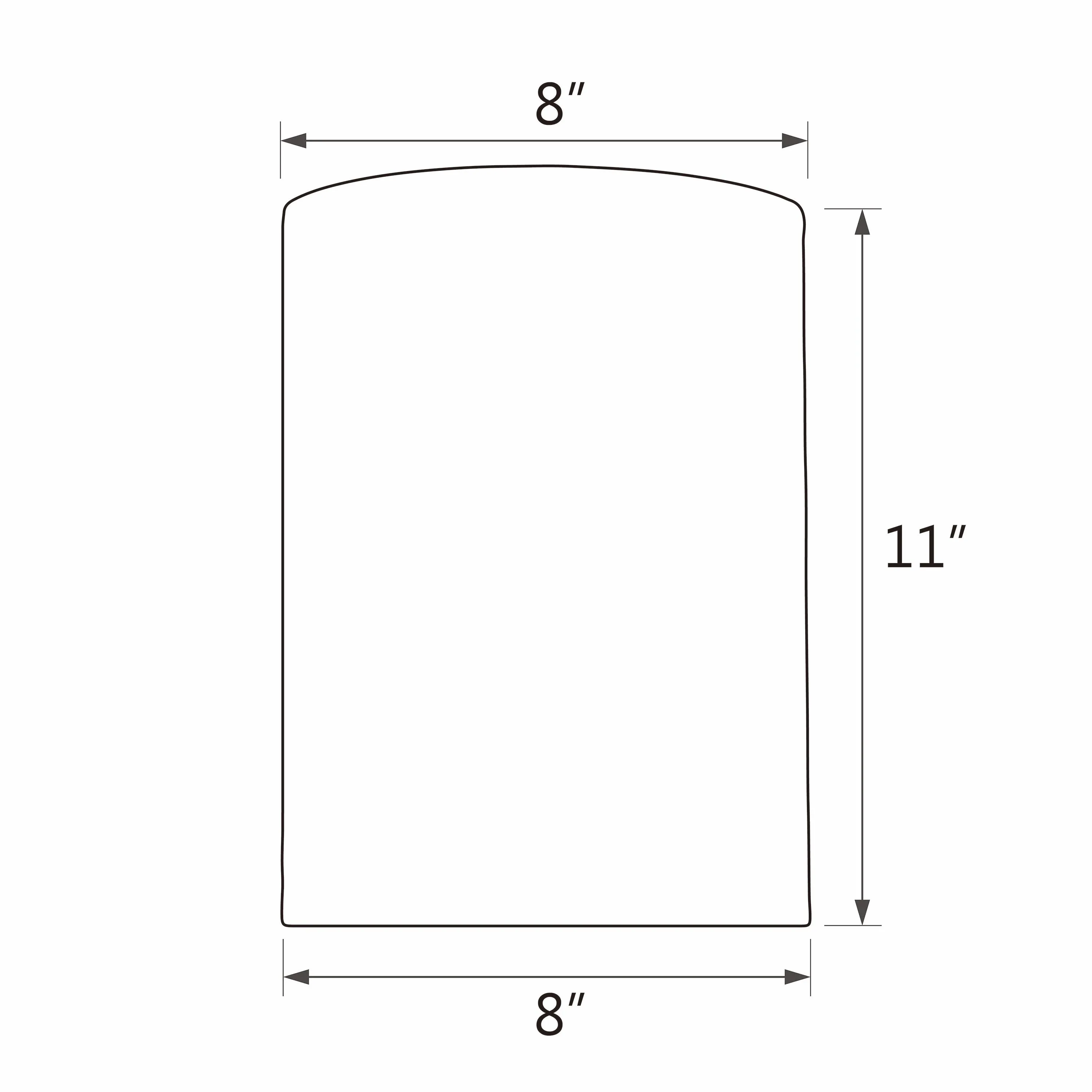 # 31033 Transitional Hardback Drum (Cylinder) Shape Spider Construction Lamp Shade in Off-White, 8" wide (8" x 8" x 11")