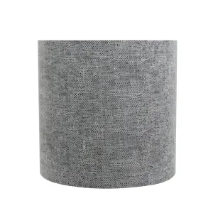 # 31191 Transitional Drum (Cylinder) Shaped Clip-On Construction Lamp Shade in Grey, 5" wide (5" x 5" x 5")