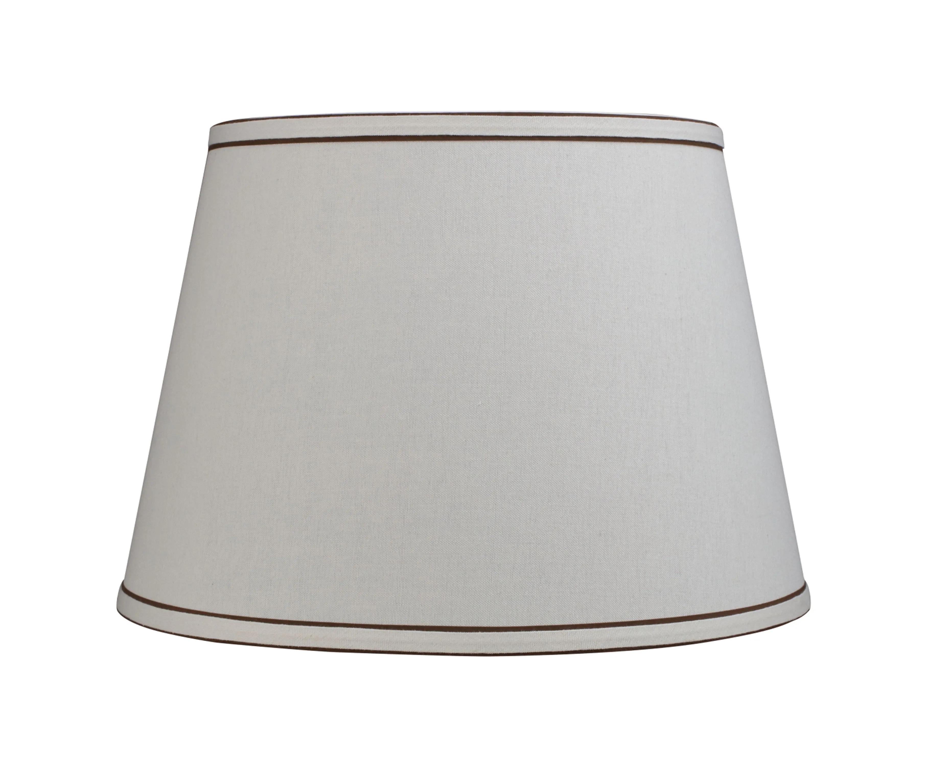 # 32042 Transitional Hardback Empire Shape Spider Construction Lamp Shade in Off White, 15" wide (11" x 15" x 10 1/2")