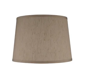 # 32142  Transitional Hardback Empire Shape Spider Construction Lamp Shade in Yellowish Brown, 14" wide (12" x 14" x 10")