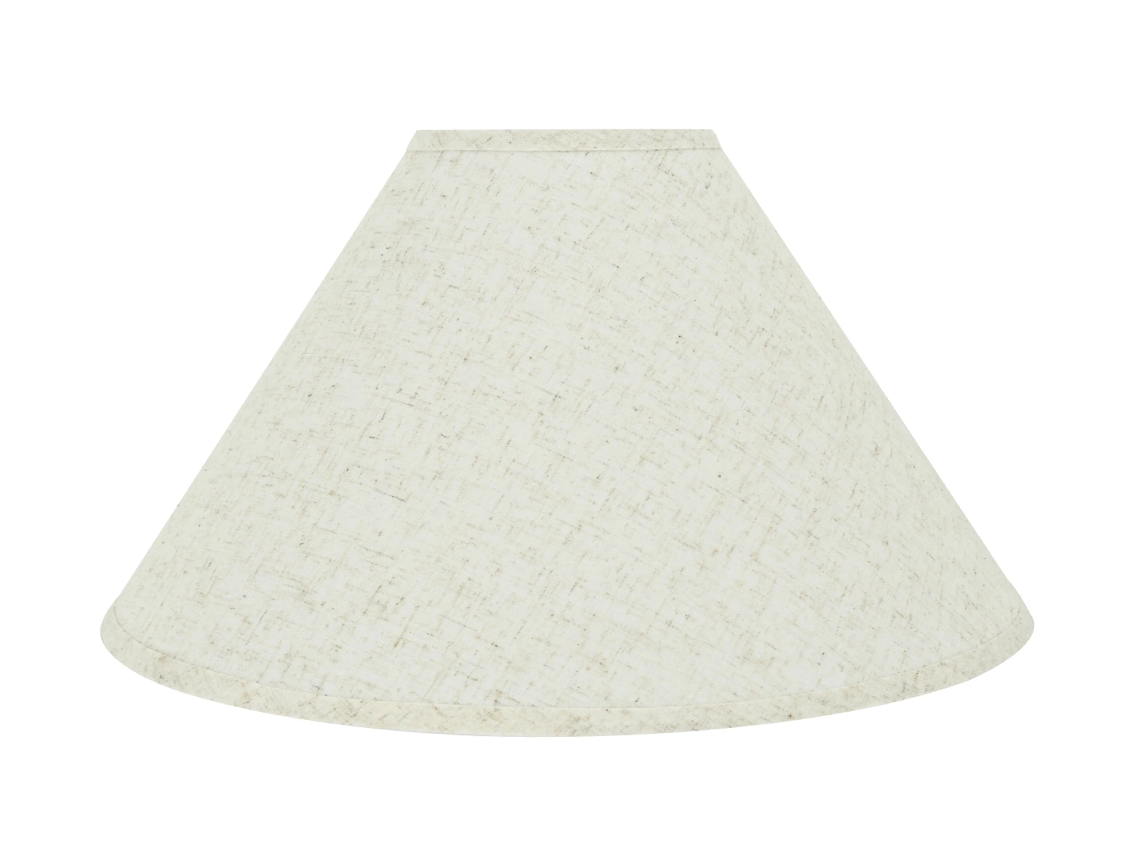 # 32202 Transitional Hardback Empire Shaped Spider Construction Lamp Shade in Flaxen, 19" wide (6" x 19" x 12")