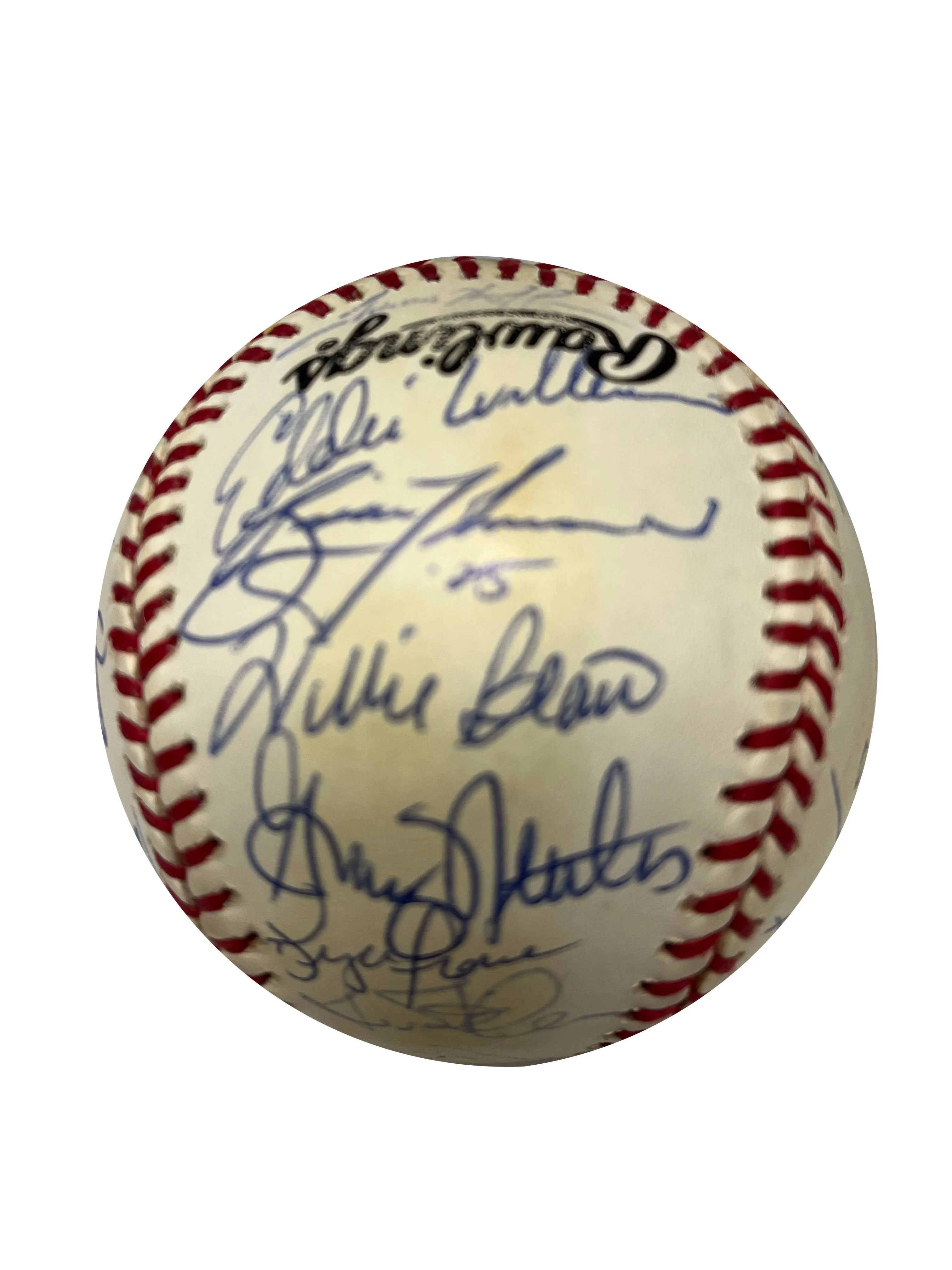 1997 San Diego Padres Team Signed Baseball - Player's Closet Project