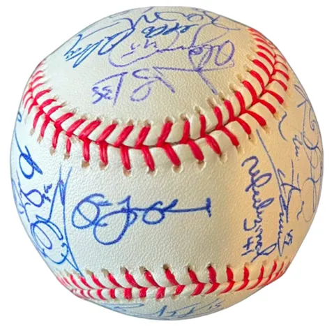 2006 World Series Logo Autographed Baseball - Player's Closet Project