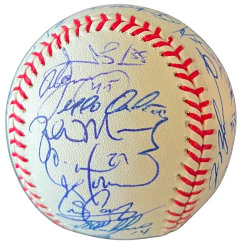 2006 World Series Logo Autographed Baseball - Player's Closet Project