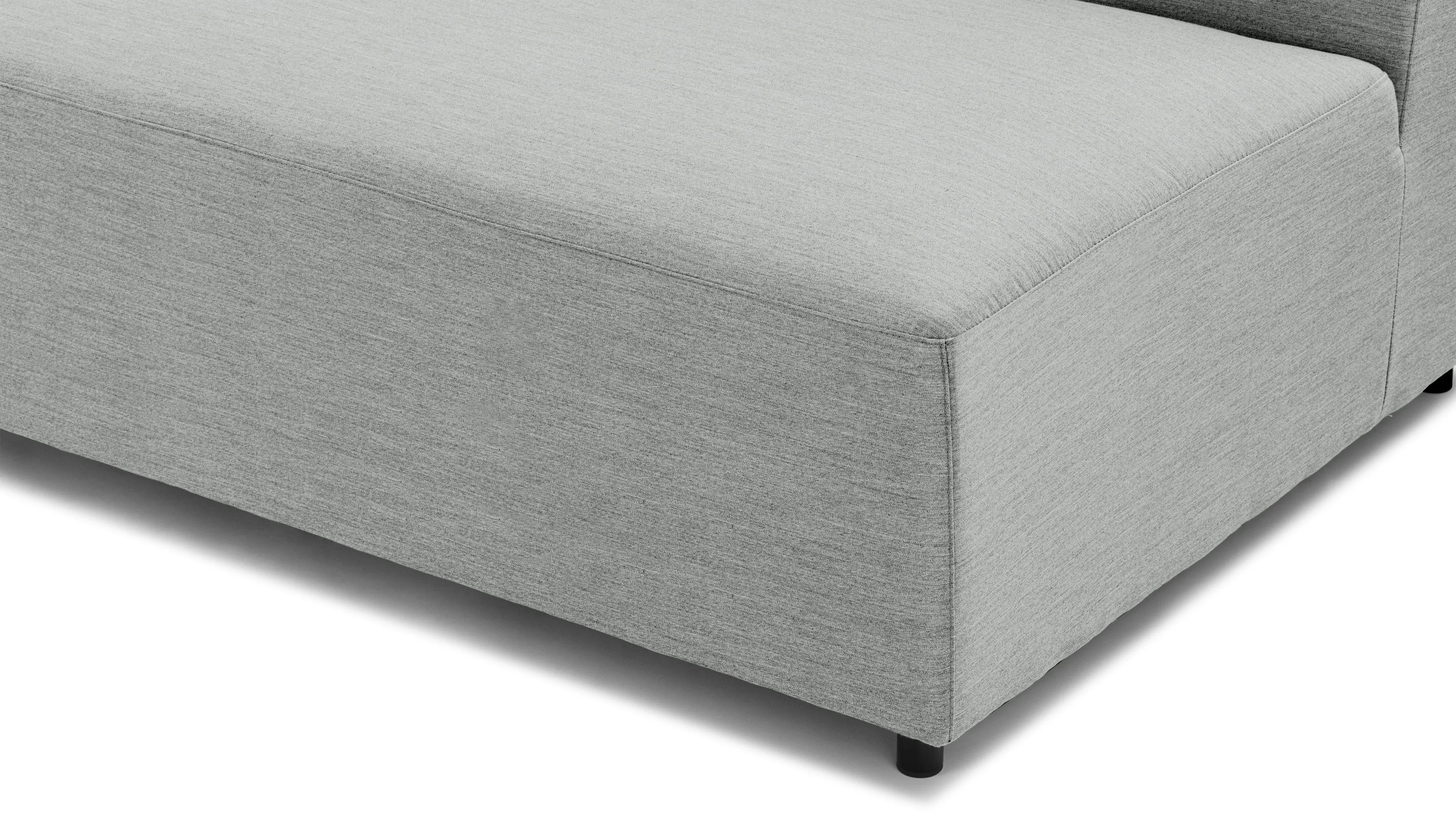 Acqua - Acqua Outdoor Sectional Module, Sofa, Right, Dove Gray Performance Weave