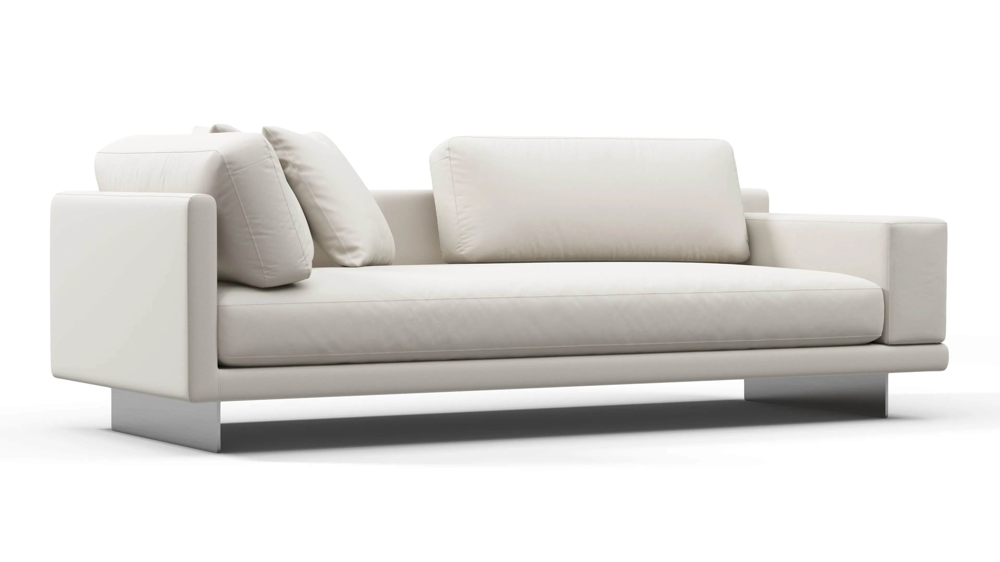 Alessio - Alessio Outdoor Module, Three Seater Sofa, Right Arm, Shell Performance Weave