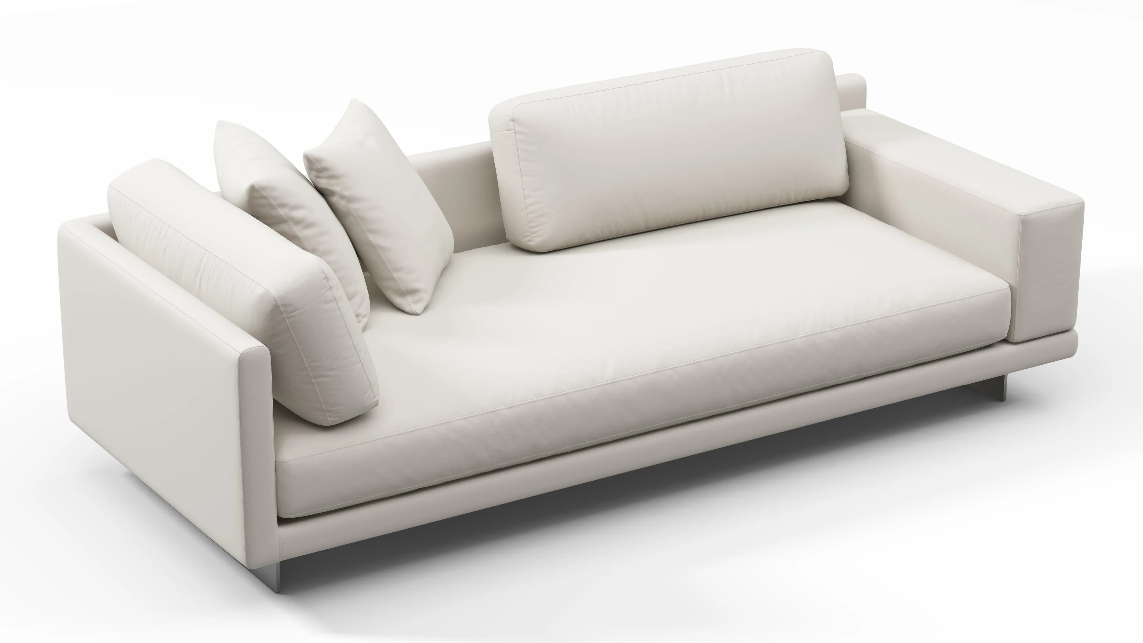 Alessio - Alessio Outdoor Module, Three Seater Sofa, Right Arm, Shell Performance Weave