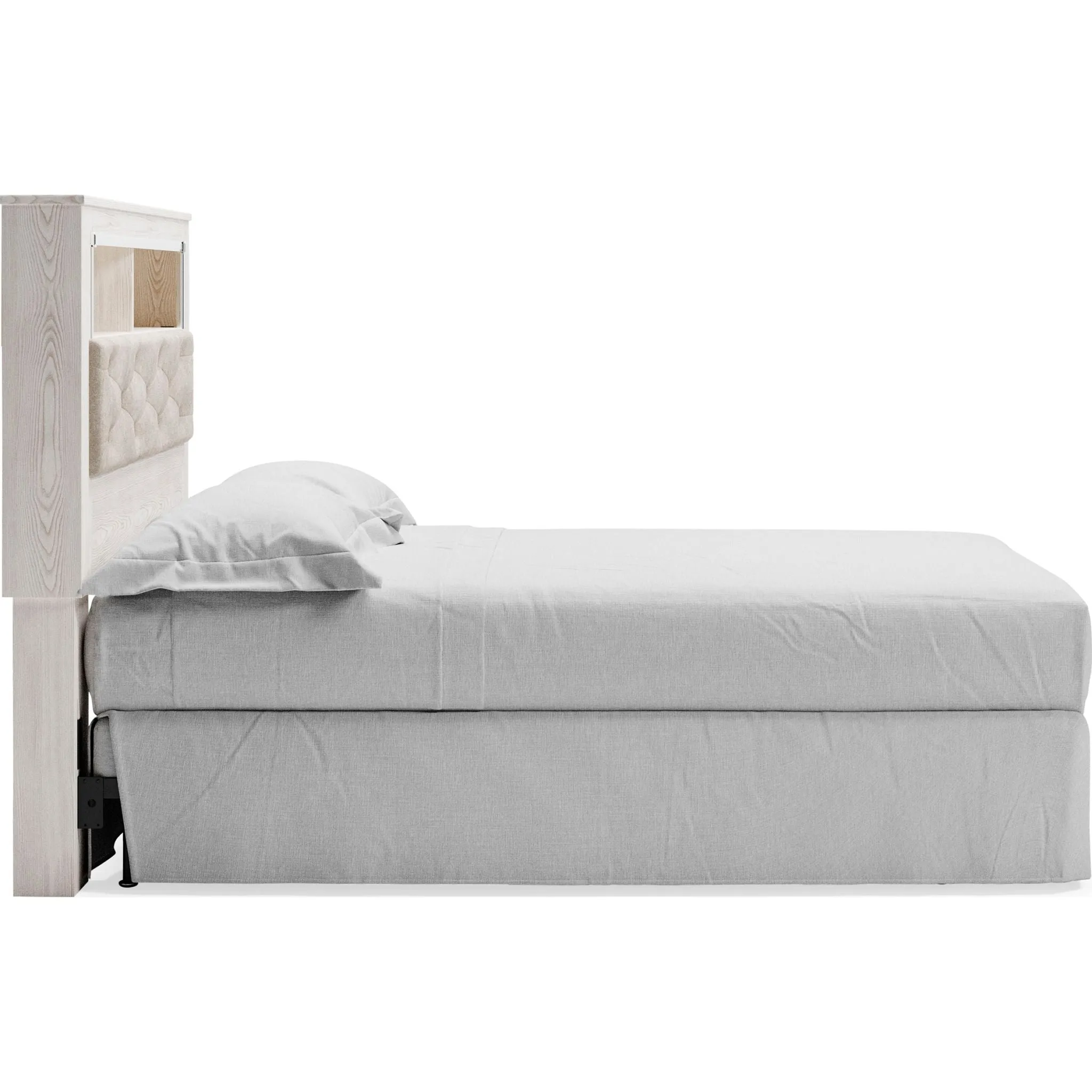 Altyra Queen Bookcase Headboard - White