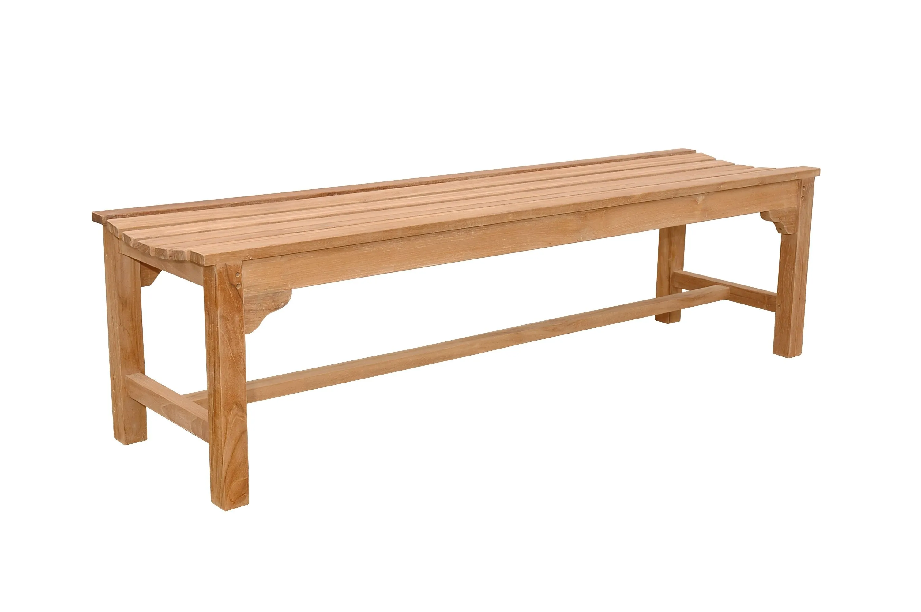 Anderson Teak BH-067B Hampton 3-Seater Backless Bench