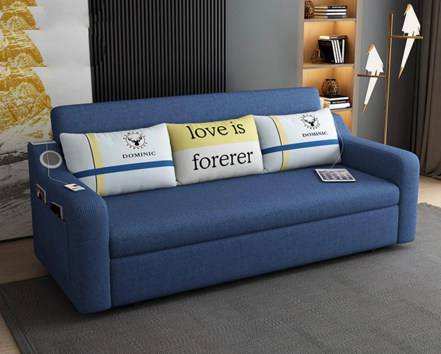 Andy Extendable Storage Sofa Bed