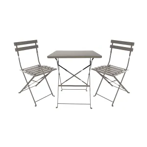 Ansel Outdoor Square 2 Seater Dining Set