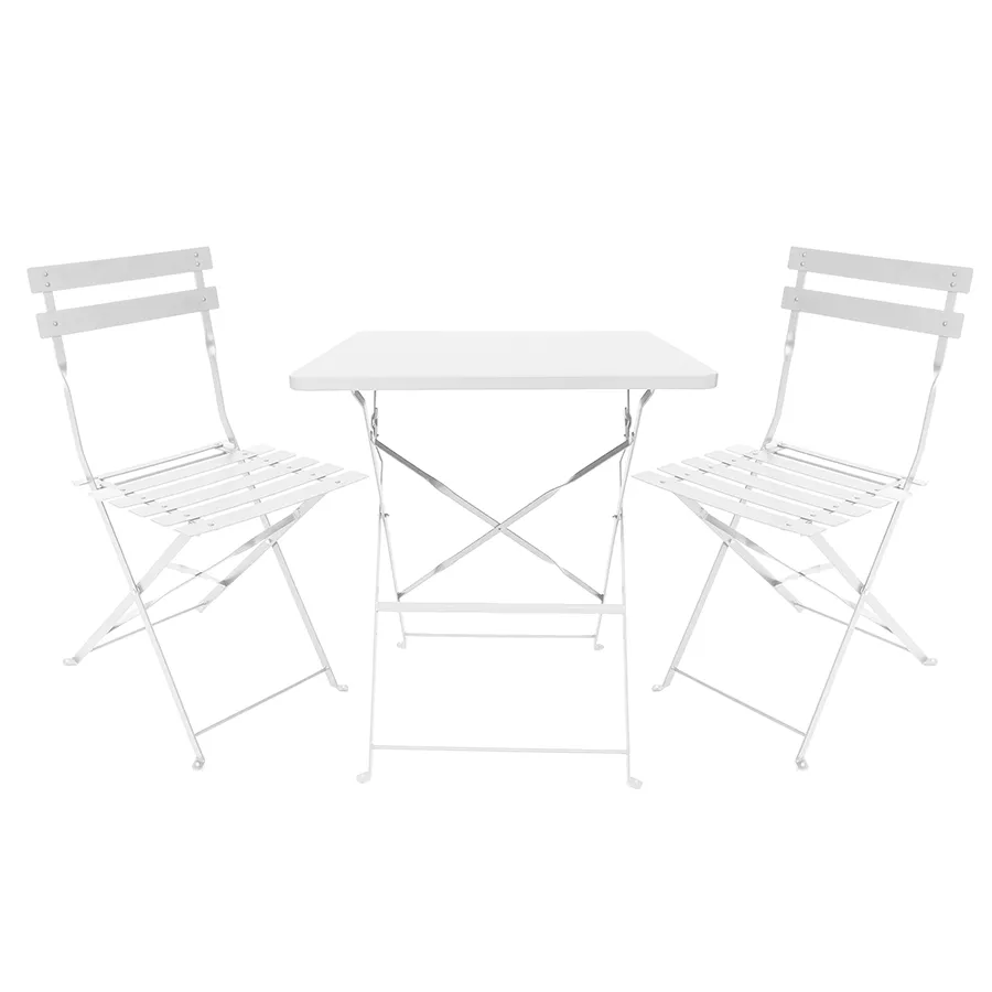 Ansel Outdoor Square 2 Seater Dining Set