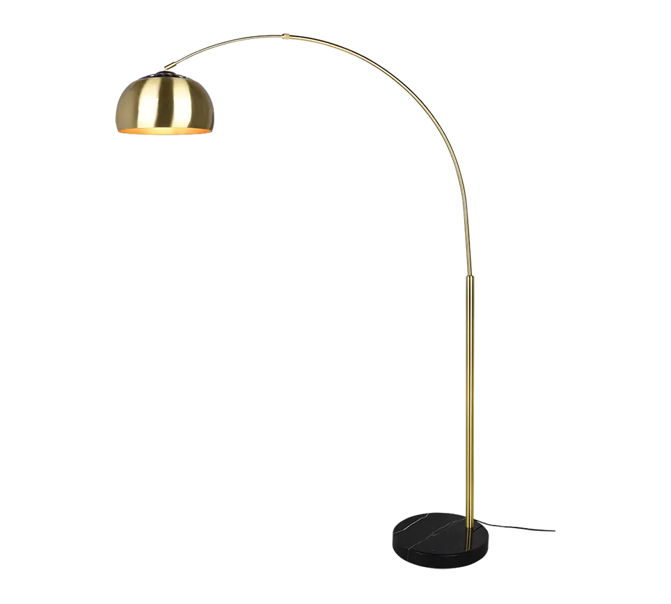 Argentina Arc Floor Lamp - Brass/Nickel