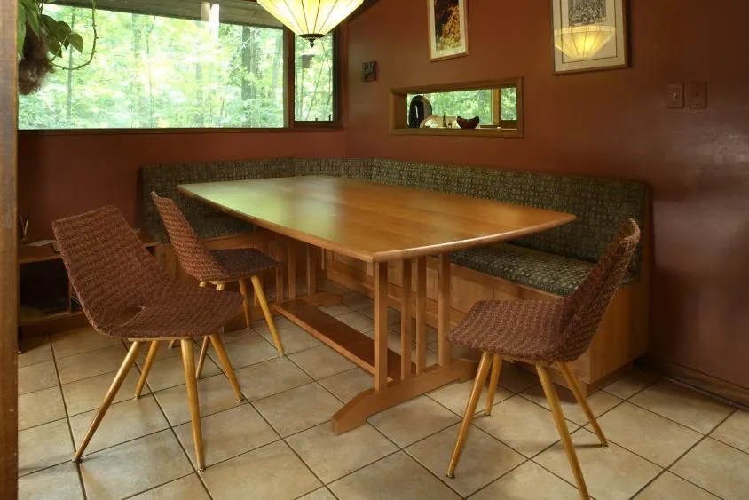 Arts & Crafts Banquette Table