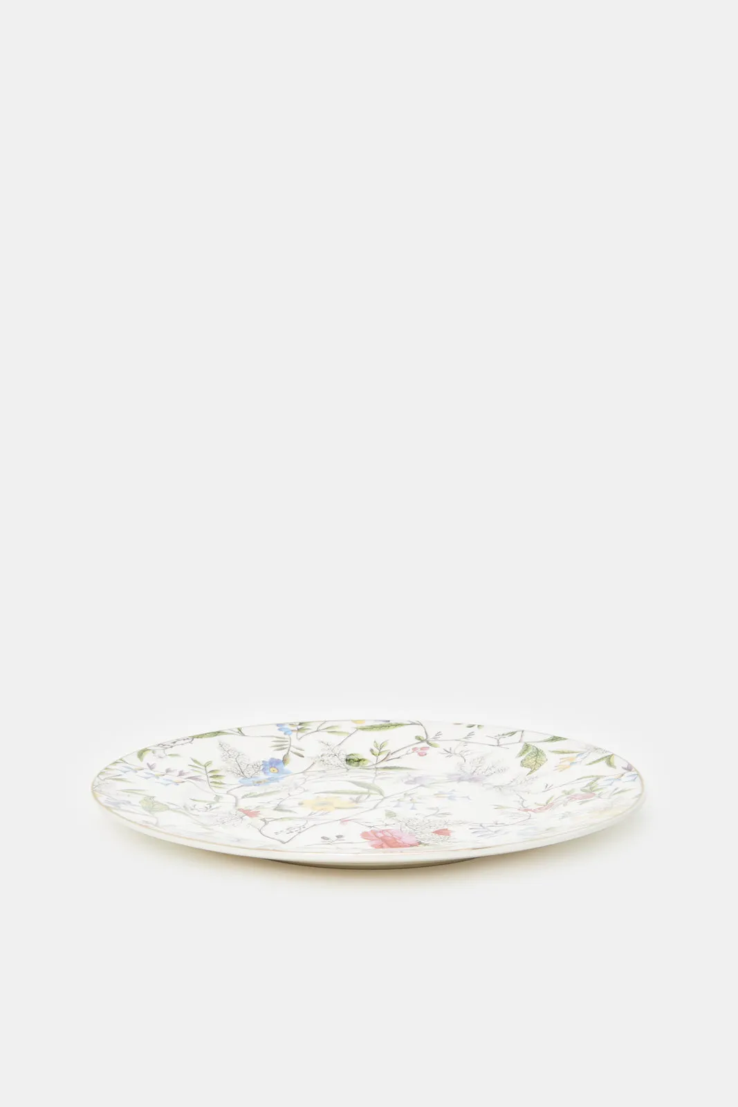 Assorted Floral Printed Plate Set (2 Piece)