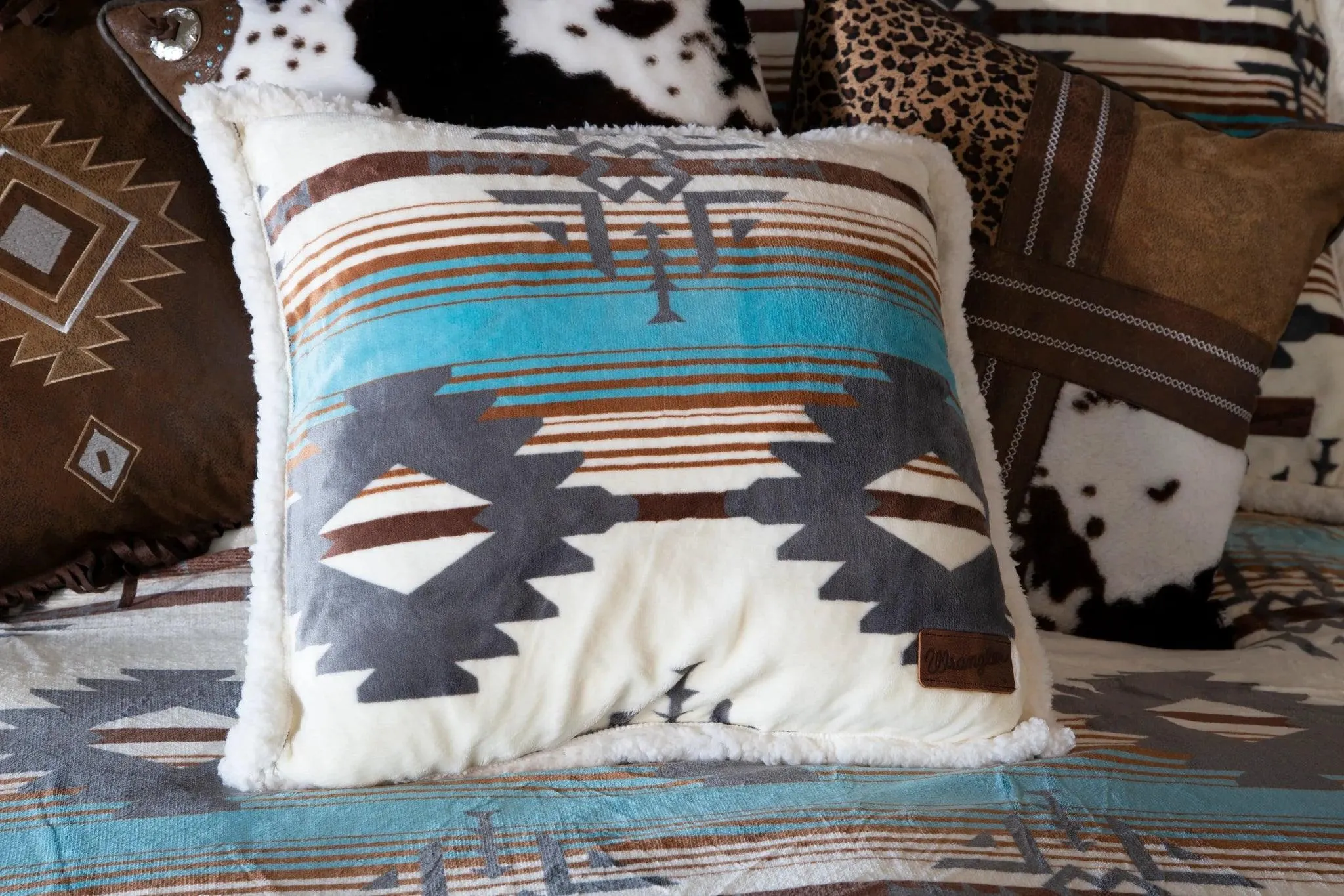 Aztec Sky Southwest Sherpa Comforter Set