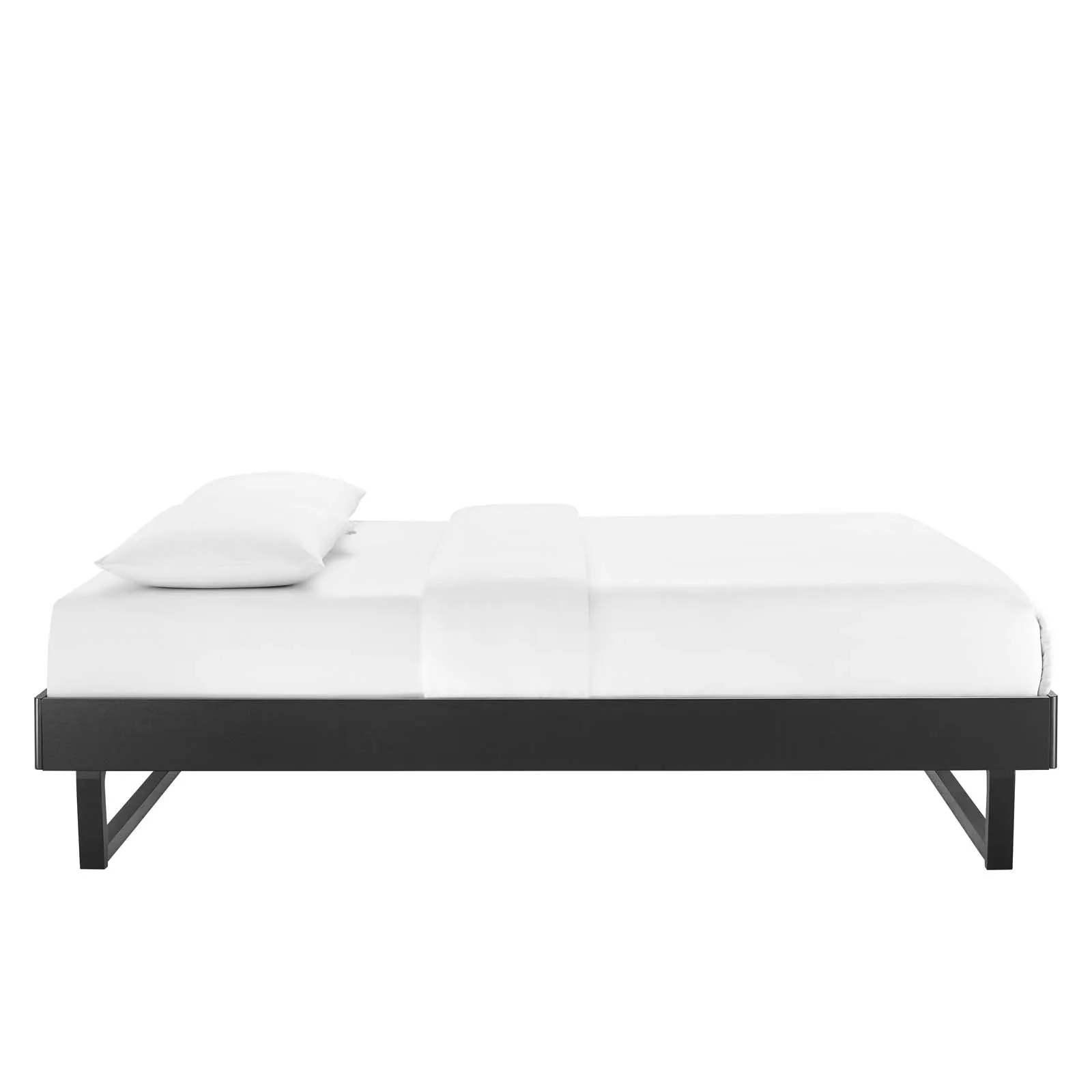 Billie Full Wood Platform Bed Frame Black MOD-6213-BLK