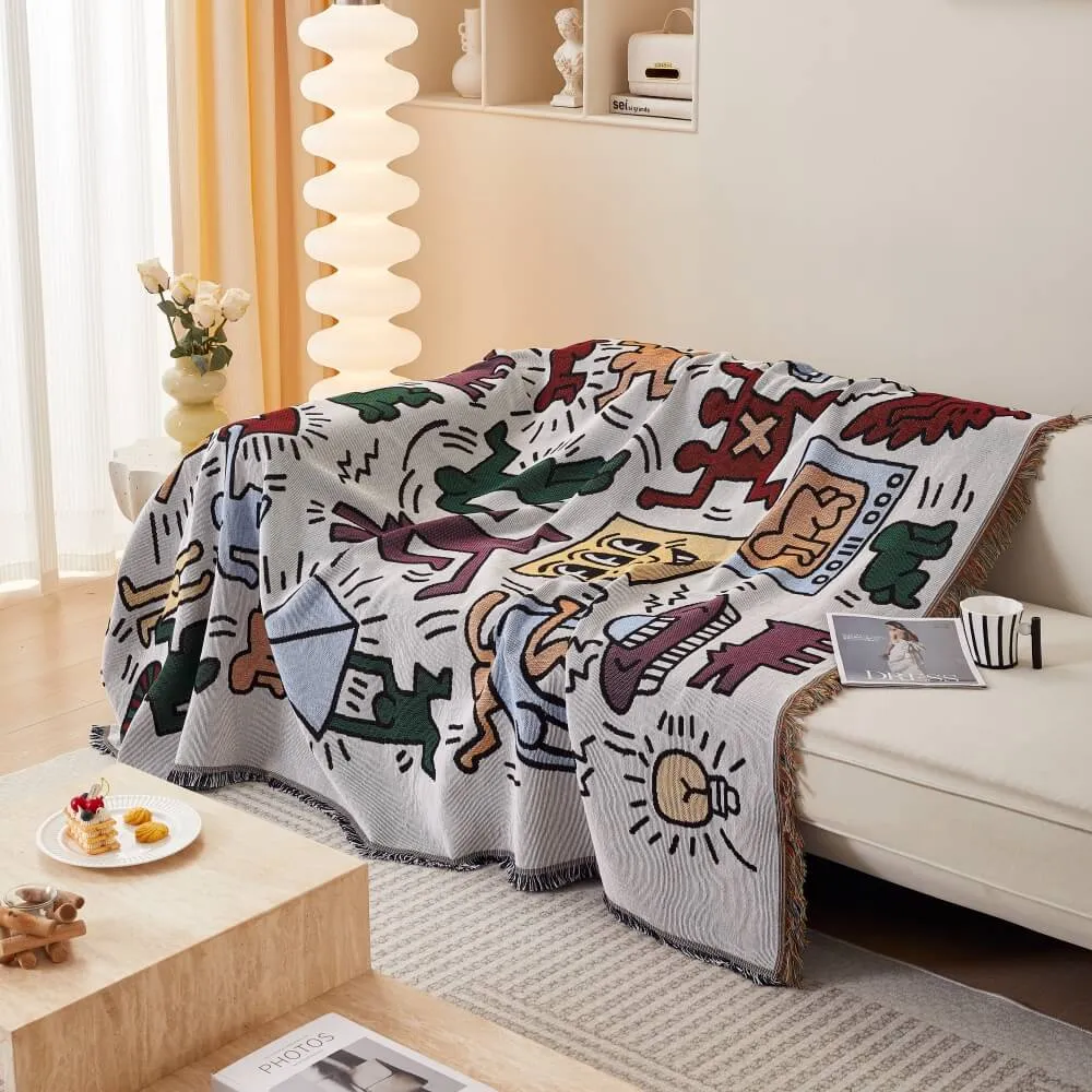 Bohemian Pattern Furniture Protection Sofa Decor Wear-Resistant Couch Cover