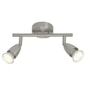 Brilliant 2 Light 6W Amalfi LED Spotlight - Iron | G21513/13