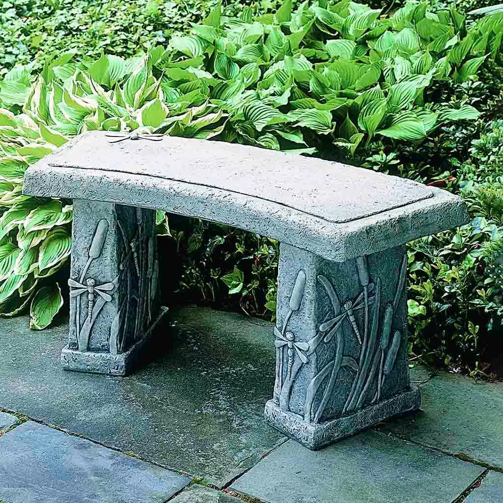 Campania International Dragonfly Curved Bench