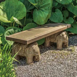 Campania International Elephant Bench