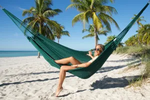 Caribbean Mayan Hammock - Green