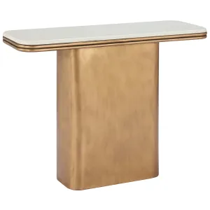 Cher Console Table, White Terrazzo