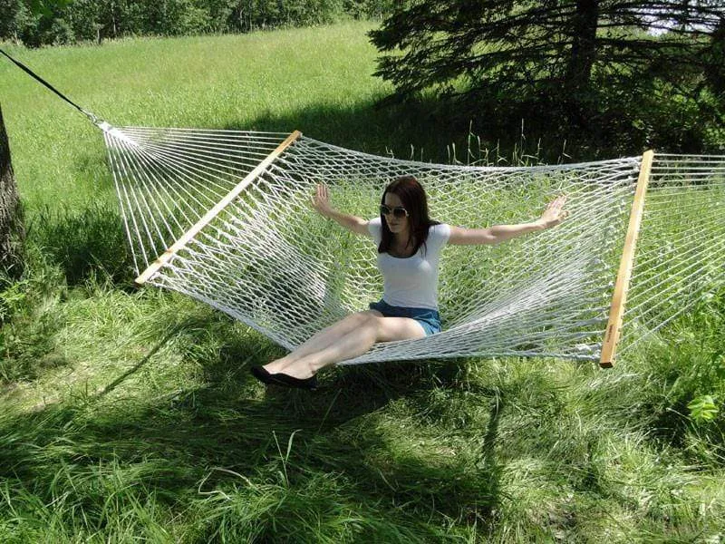 Cotton Rope Hammock - Double