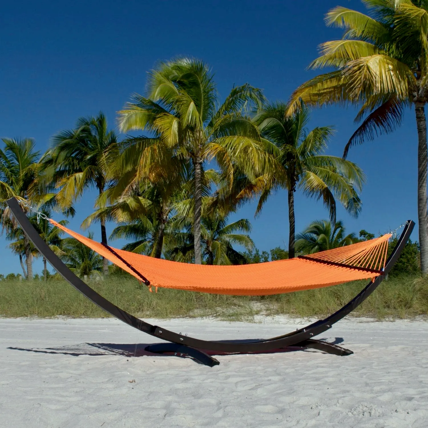 Double Caribbean Hammock - Orange