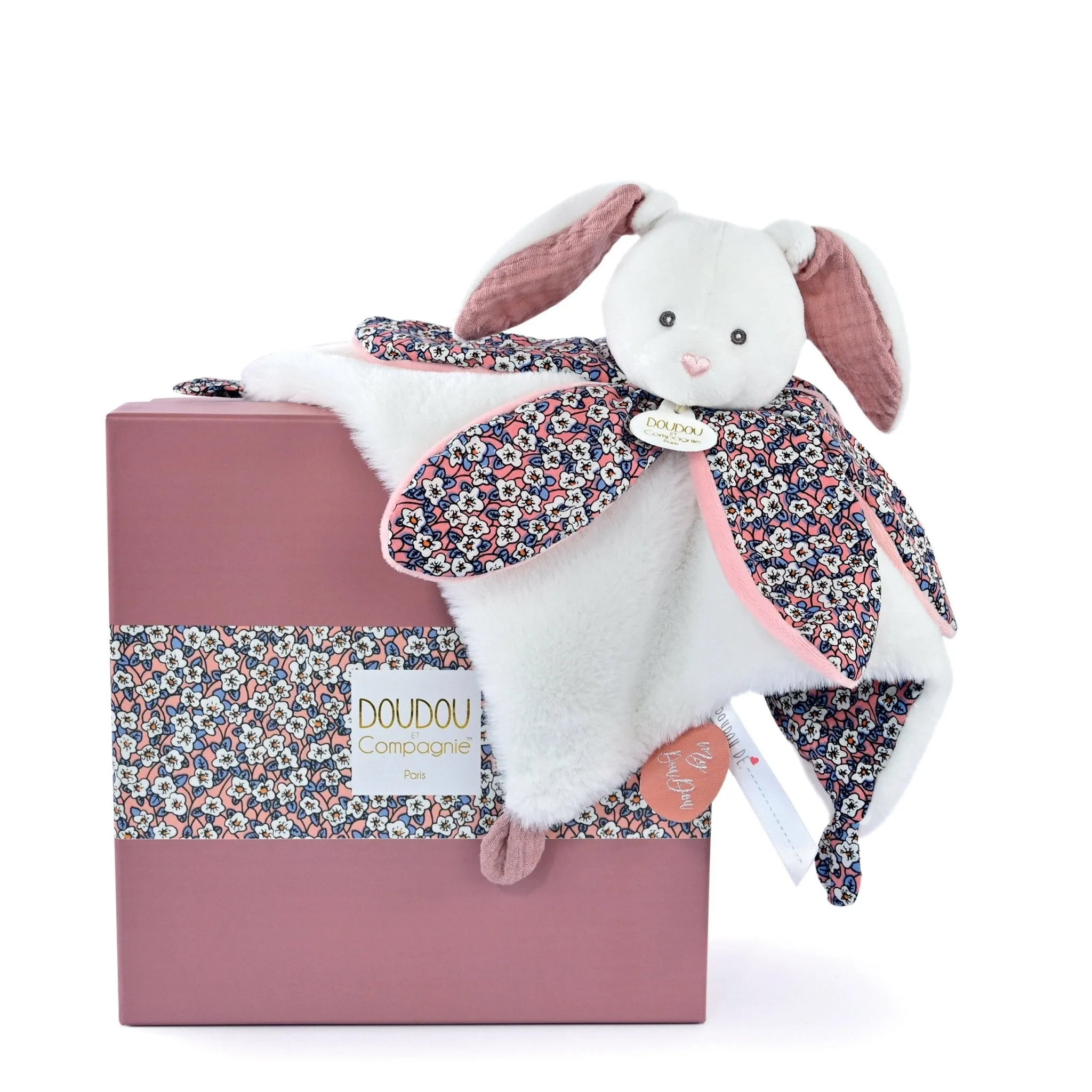 Doudou Signature Petal Comforter - Boh'aime Bunny