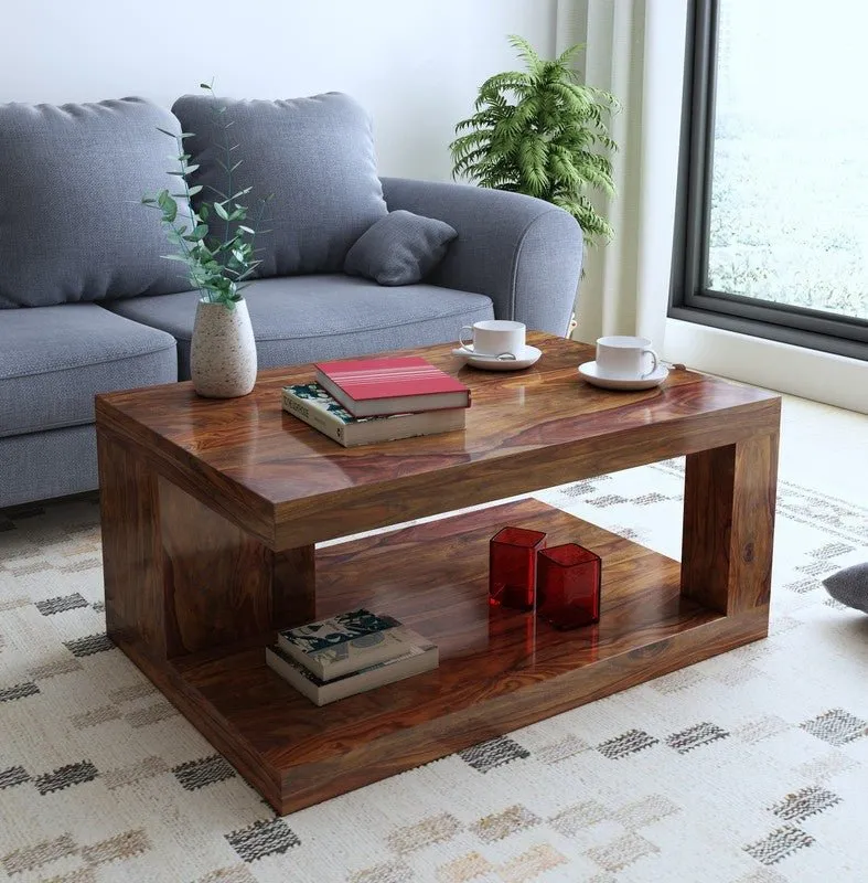 Eli Solid Wood Coffee Table | Centre Table | For Living Room.