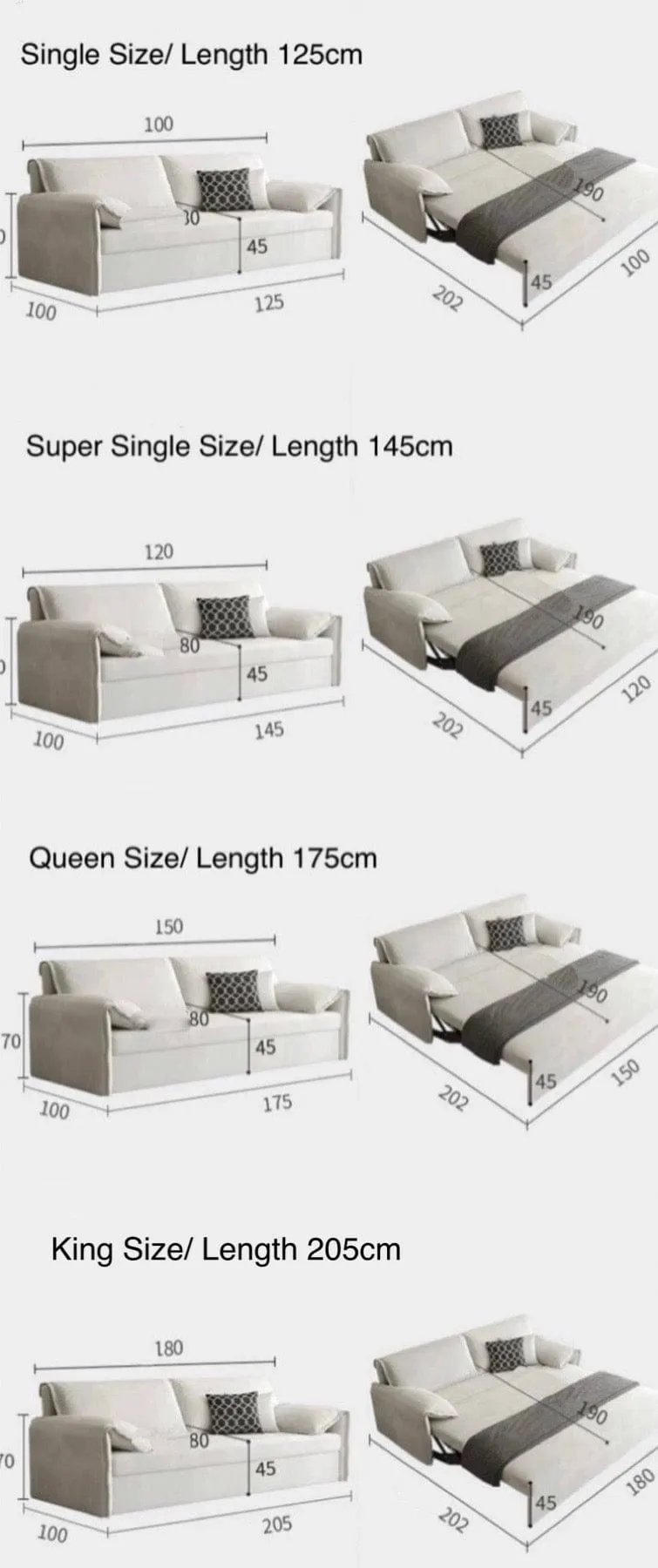 Elison Scratch Resistant Hydraulic Lift Sofa Bed