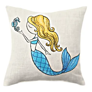 Embroidered Mermaid Lavender Sachet