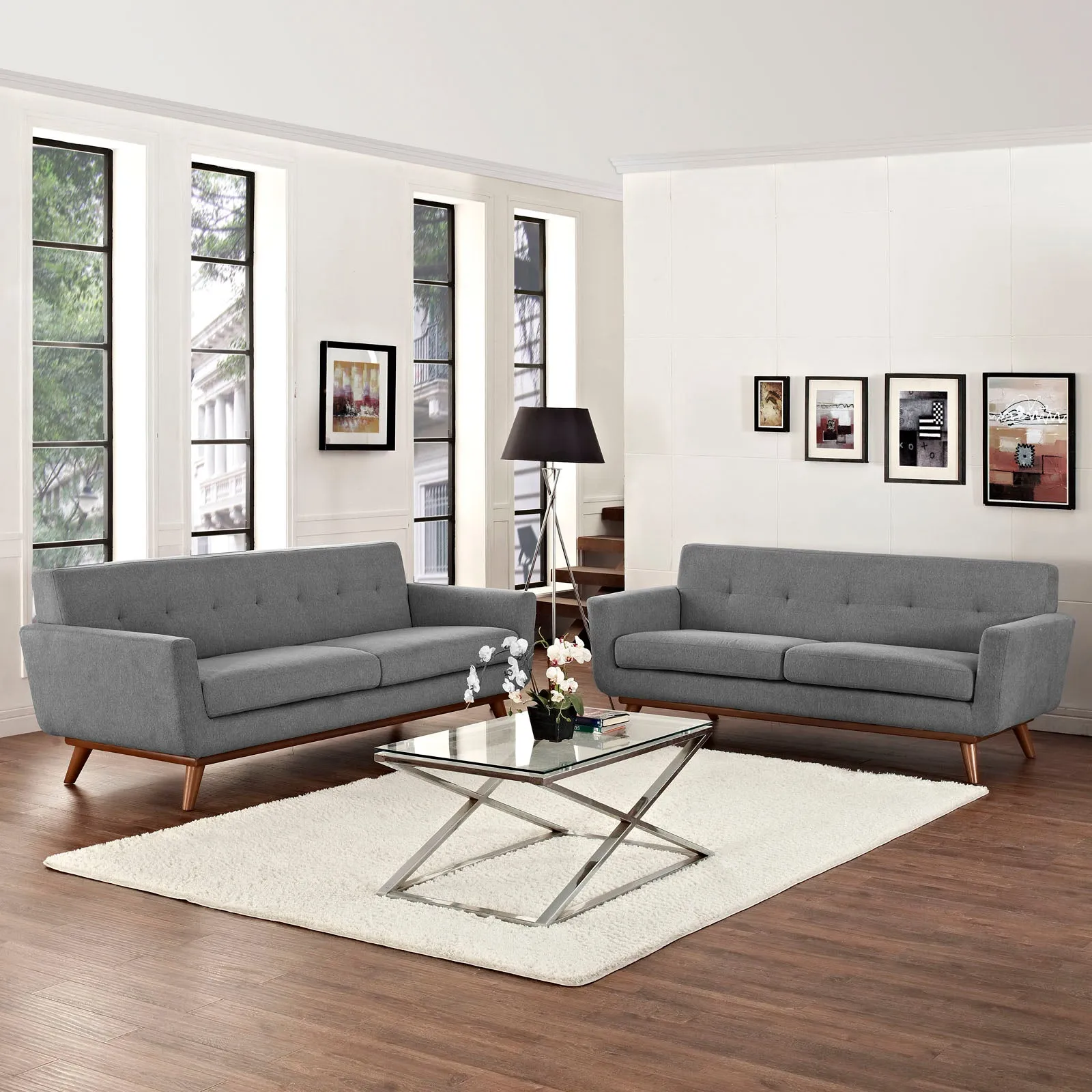 Engage Loveseat and Sofa Set of 2