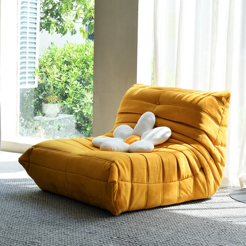 Fireside Chair Soft Floor Lounge Chair Caterpillar Lazy Sofa