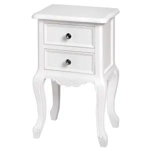 Florence Two Drawer Side Table