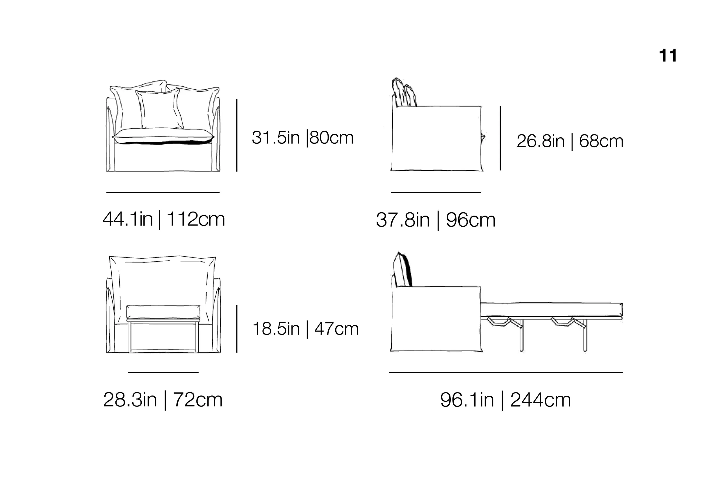 Ghost 11 - Sofa Bed