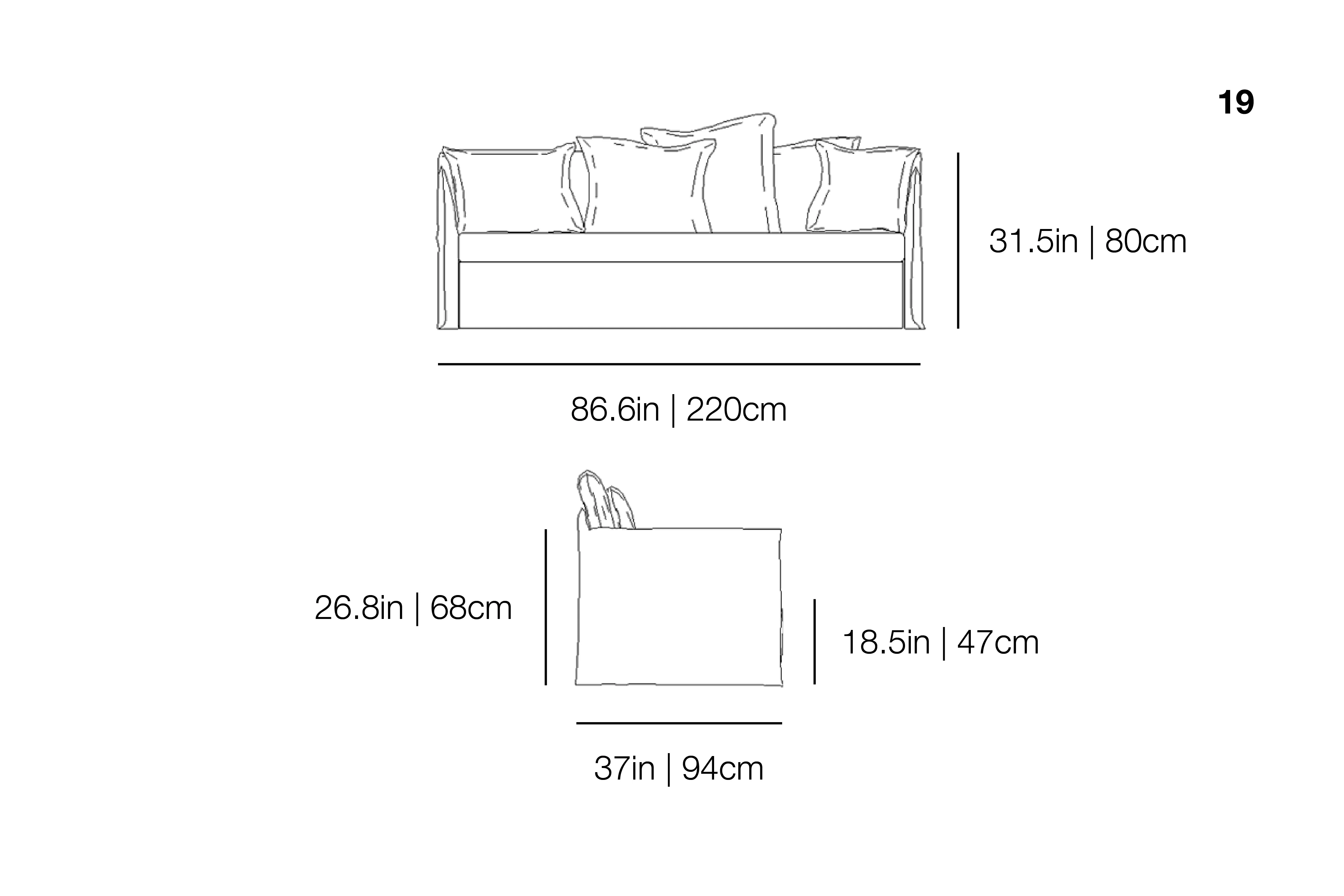 Ghost 19 - Sofa/Trundle Bed