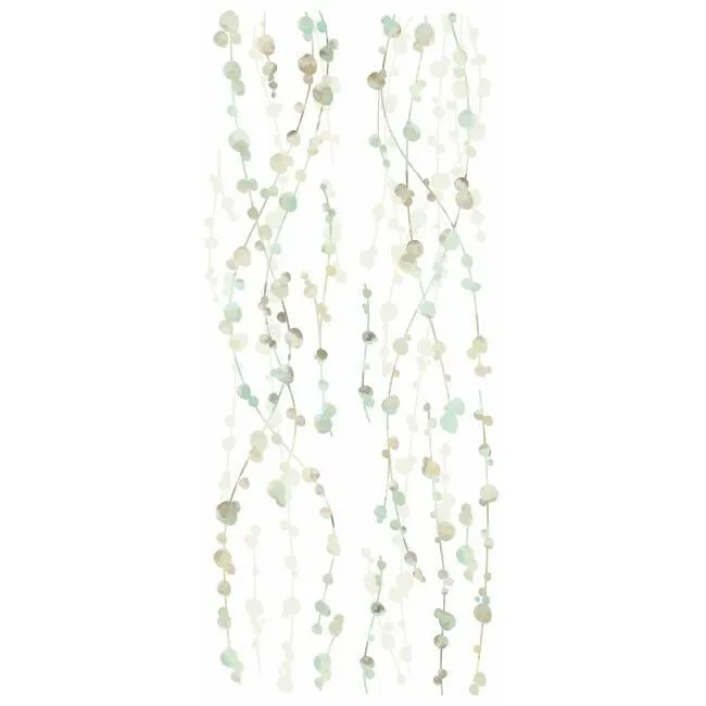 Hanging Vine Watercolor Wall Decals