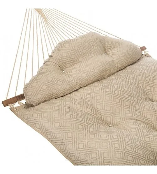 Hatteras Hammock Large Tufted Hammock - Sunbrella Integrated Pewter