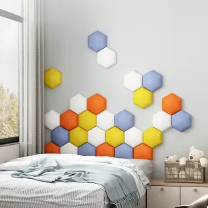 Hexagon Adhesive Bed Headboard