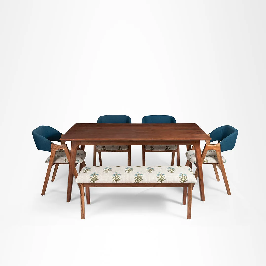 Hilton Dining Set with Bench