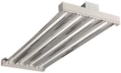 I-Beam Fluorescent High Bay Fixture 48-3/8 Inch  Uses (6) 32-Watt T5Ho Lamps (Lamps Included)