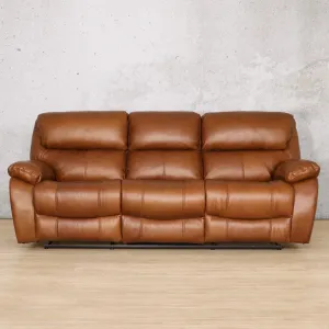 Kuta  3 Seater Leather Recliner