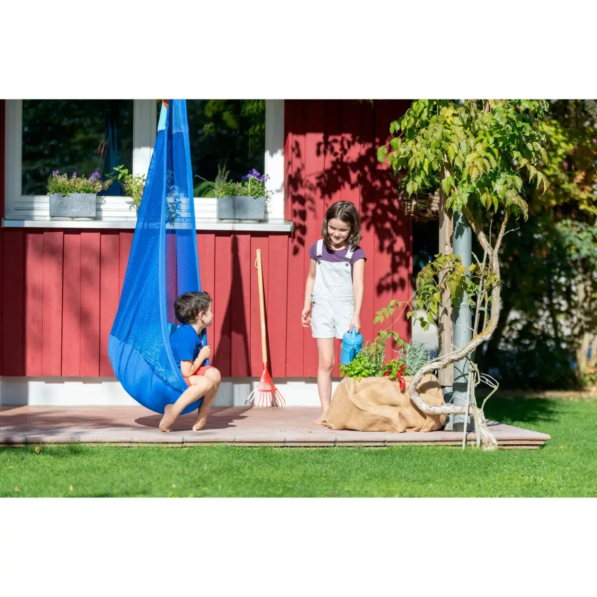 LA SIESTA Joki Indoor & Outdoor Kids Hanging Nest with Suspension Kit