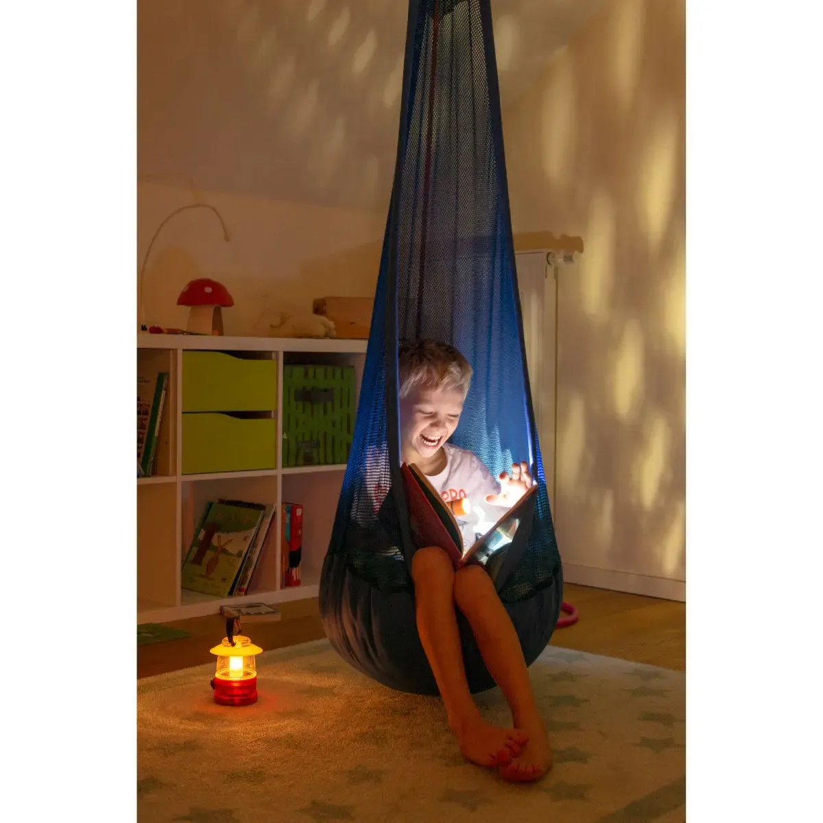 LA SIESTA Joki Indoor & Outdoor Kids Hanging Nest with Suspension Kit