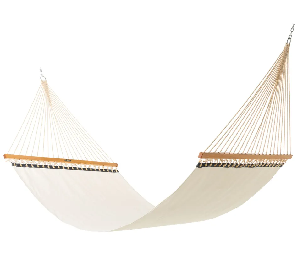 Large Pool Side Hammock - Sunbrella Way White